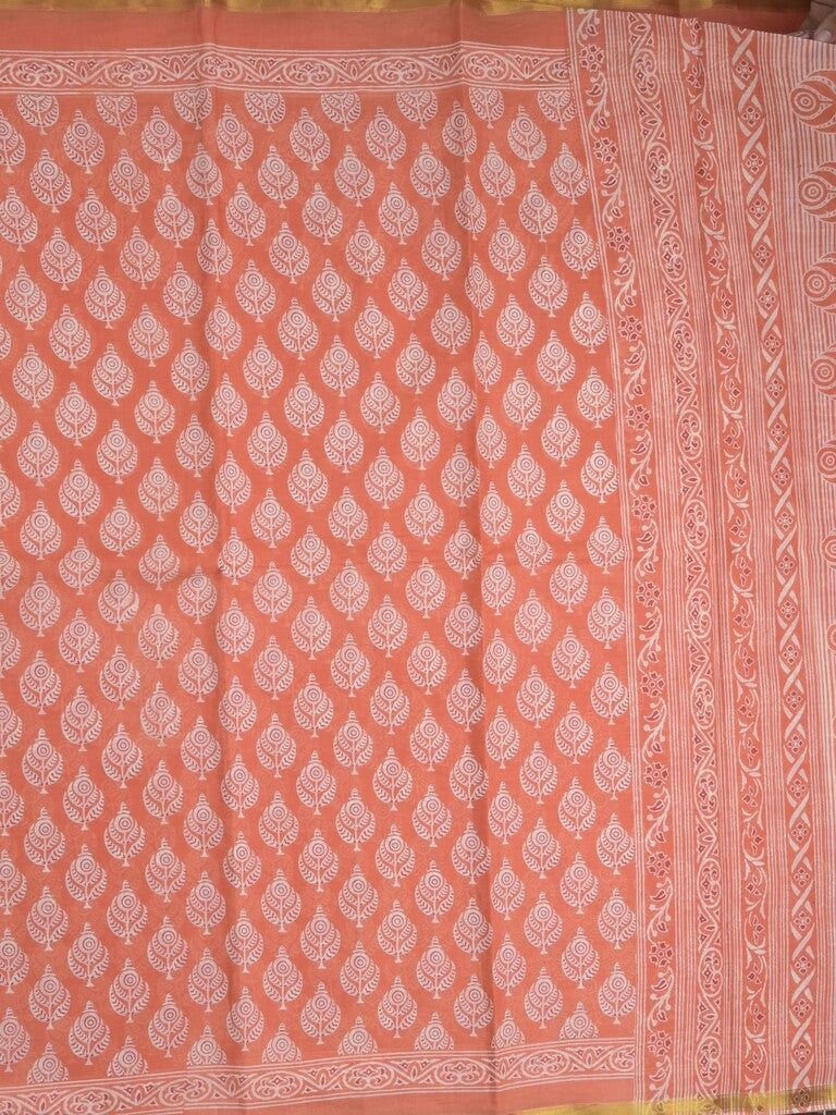 Saree orange color