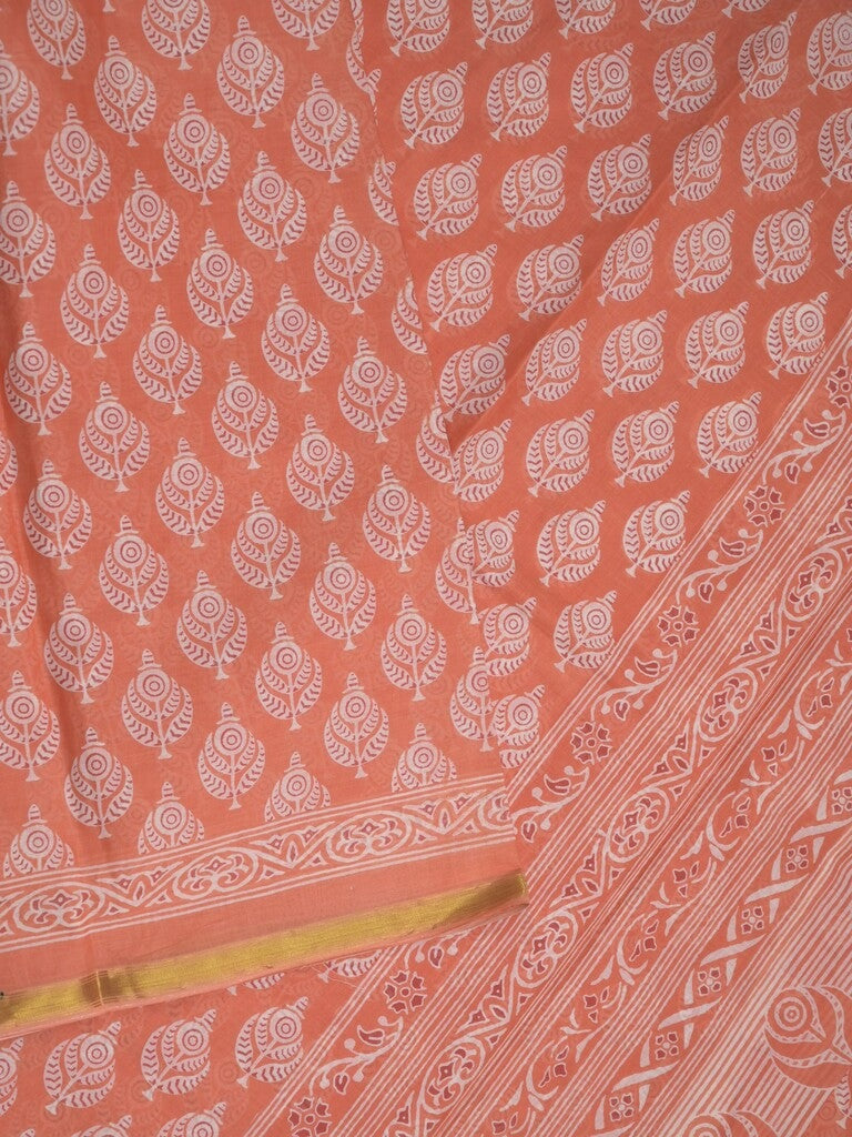 Saree orange color