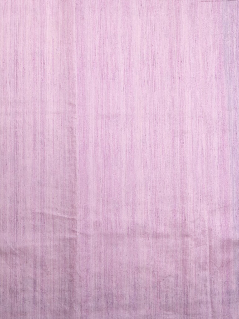 Tussar fancy saree light purple color allover embroidery motifs & embroidery border with running pallu and plain blouse