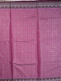 Dupion tissue fancy sarees purple color allover zari motifs & zari border with rich pallu and contrast blouse