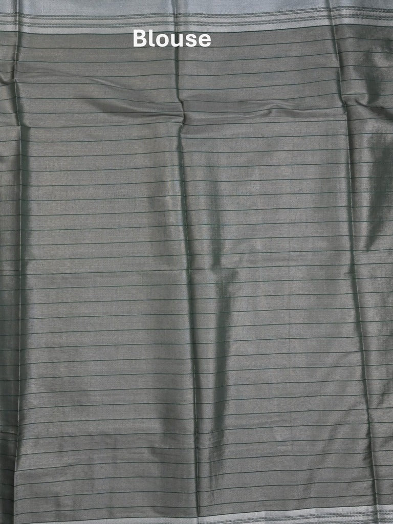 Dupion tissue fancy sarees coral pink color allover zari motifs & zari border with rich pallu and contrast blouse