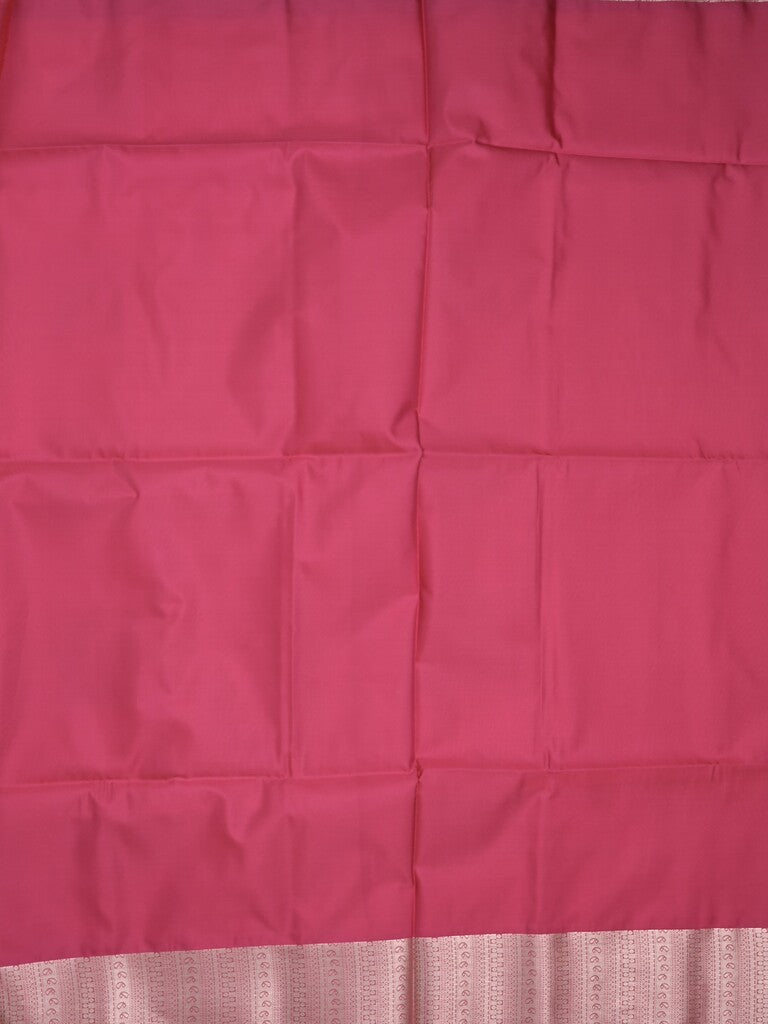 Kanchi pattu saree golden yellow color allover zari weaves & zari border with contrast pallu and plain contrast blouse