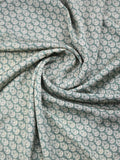 Maheshwari fancy saree light grey color allover prints & zari border with zari pallu and plain blouse