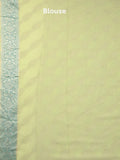 Pure georgette fancy saree pastel yellow color allover zari motifs & zari border with rich pallu and plain blouse