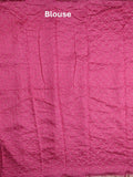 Munga bandhani fancy saree light purple color allover work & small zari border with contrast pallu and blouse