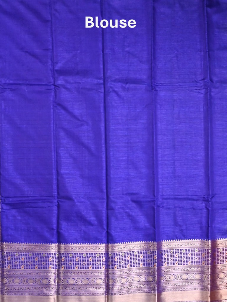 Banaras fancy saree red color allover zari motifs & zari border with rich contrast pallu and plain blouse