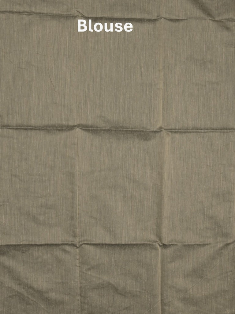 Maheshwari fancy saree black color allover plain and small kaddi border with contrast plain pallu and attached blouse