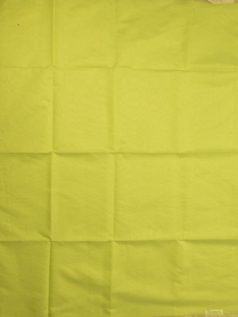 Maheshwari fancy saree light parrot green color allover plain and small kaddi border with self pallu and attached blouse