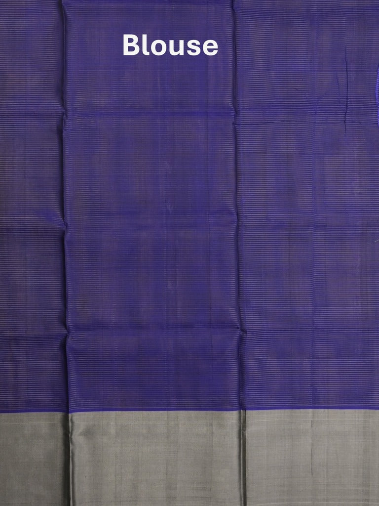 Uppada pattu saree olive green color allover zari motifs & long kaddi border with rich pallu and contrast plain blouse