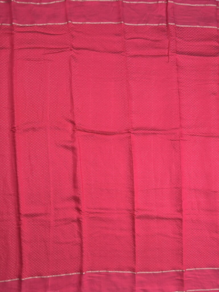 Dola silk fancy saree pink color allover zari weaves & small kaddi border with short pallu and running blouse