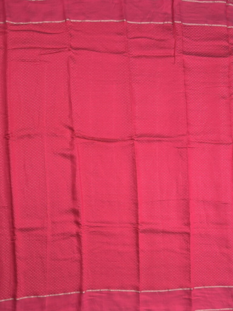 Dola silk fancy saree pink color allover zari weaves & small kaddi border with short pallu and running blouse