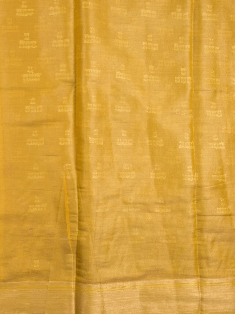 Dupion tissue fancy saree onion pink color allover zari motifs & zari border with brocade pallu and brocade blouse