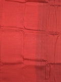 Mangalagiri fancy saree black color allover zari stripes with contrast pallu and contrast plain blouse