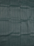 Mangalagiri fancy saree black color allover zari stripes with contrast pallu and contrast plain blouse