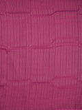 Mangalagiri fancy saree magenta color allover zari stripes with contrast pallu and contrast plain blouse
