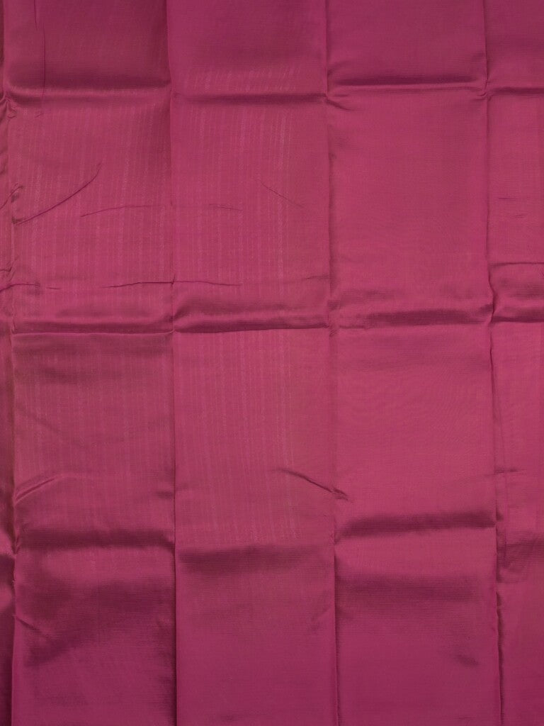 Mangalagiri fancy saree parrot green color allover zari stripes with contrast pallu and contrast plain blouse