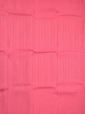 Mangalagiri fancy saree pink color allover zari stripes with contrast pallu and contrast plain blouse