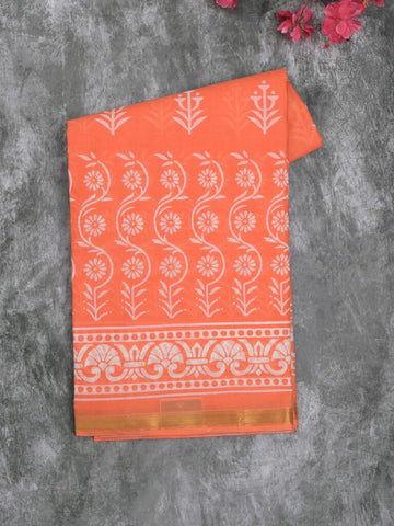 Saree orange color