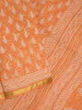 Saree orange color