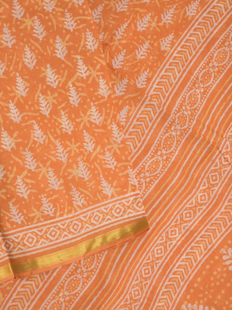 Saree orange color
