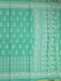 Saree lux green color