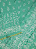 Saree lux green color