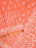 Saree orange color