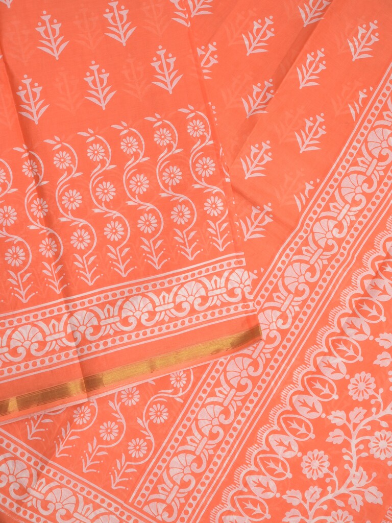 Saree orange color