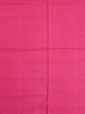 Mul cotton saree white color allover prints & printed border with printed pallu and plain contrast blouse