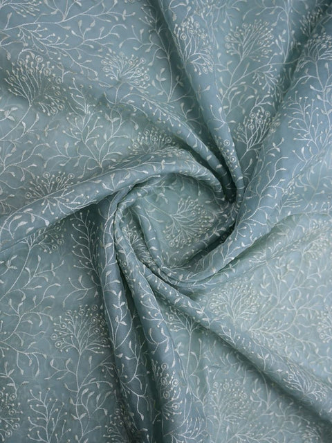 Tussar fancy saree grey color allover digital kalamkari prints and zari weaving border with printed pallu and plain blouse
