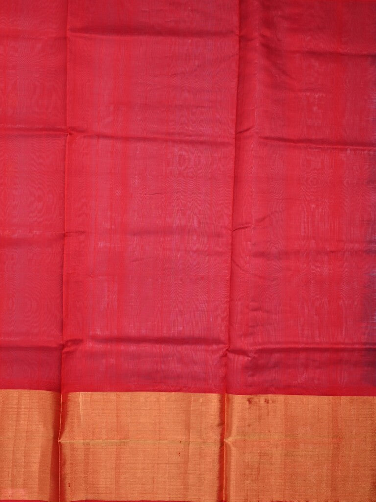 Uppada seiko pattu saree bluish grey color allover zari motifs & kaddi border with zari contrast pallu and attached plain blouse