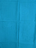Mul mul cotton saree black color allover prints & printed border with printed pallu and contrast plain blouse