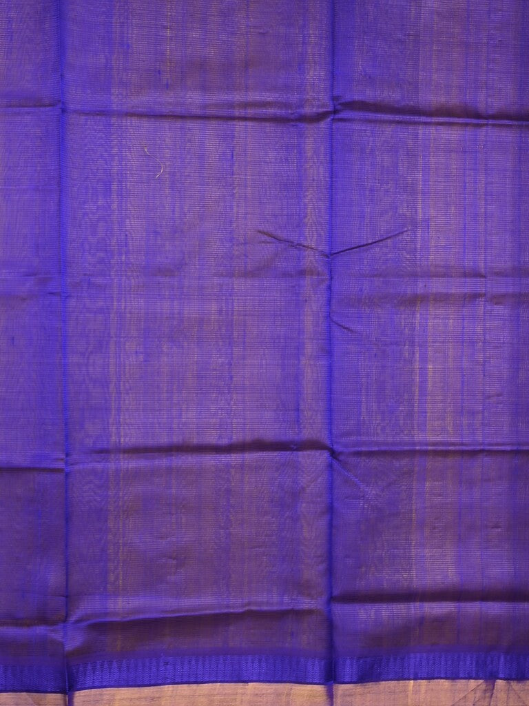 Uppada seiko pattu saree yellow color allover plain & temple border with zari contrast pallu and attached plain blouse