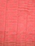 Maheshwari fancy saree baby pink color allover zari motifs & zari border with brocade pallu and attached plain blouse