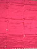 Tabby silk fancy saree pink color allover plain, embroidery motifs & embroidery border with running pallu and designer blouse