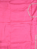 Tabby silk fancy saree pink color allover plain, embroidery motifs & embroidery border with running pallu and designer blouse