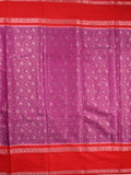 Banaras fancy saree magenta color allover zari weaving & zari kaddi border with contrast brocade pallu and blouse