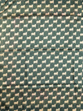 Tussar fancy saree dark green color allover plain & contrast printed border with running pallu and printed blouse
