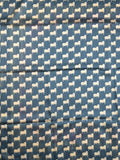 Tussar fancy saree peacock blue color allover plain & contrast printed border with running pallu and printed blouse