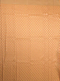 Crape fancy saree cream color allover prints, zari motifs & zari border with rich pallu and attached blouse