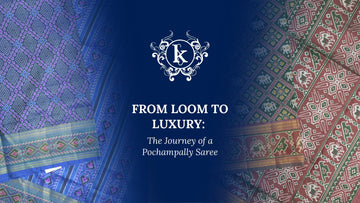 From Loom to Luxury: The Journey of a Pochampally Saree