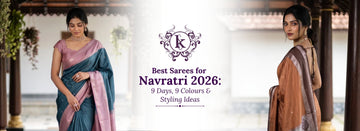 Best Sarees for Navratri 2026: 9 Days, 9 Colours & Styling Ideas
