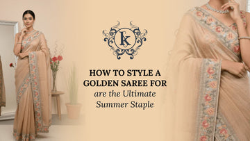 How to Style a Golden Saree for Day vs Night Events