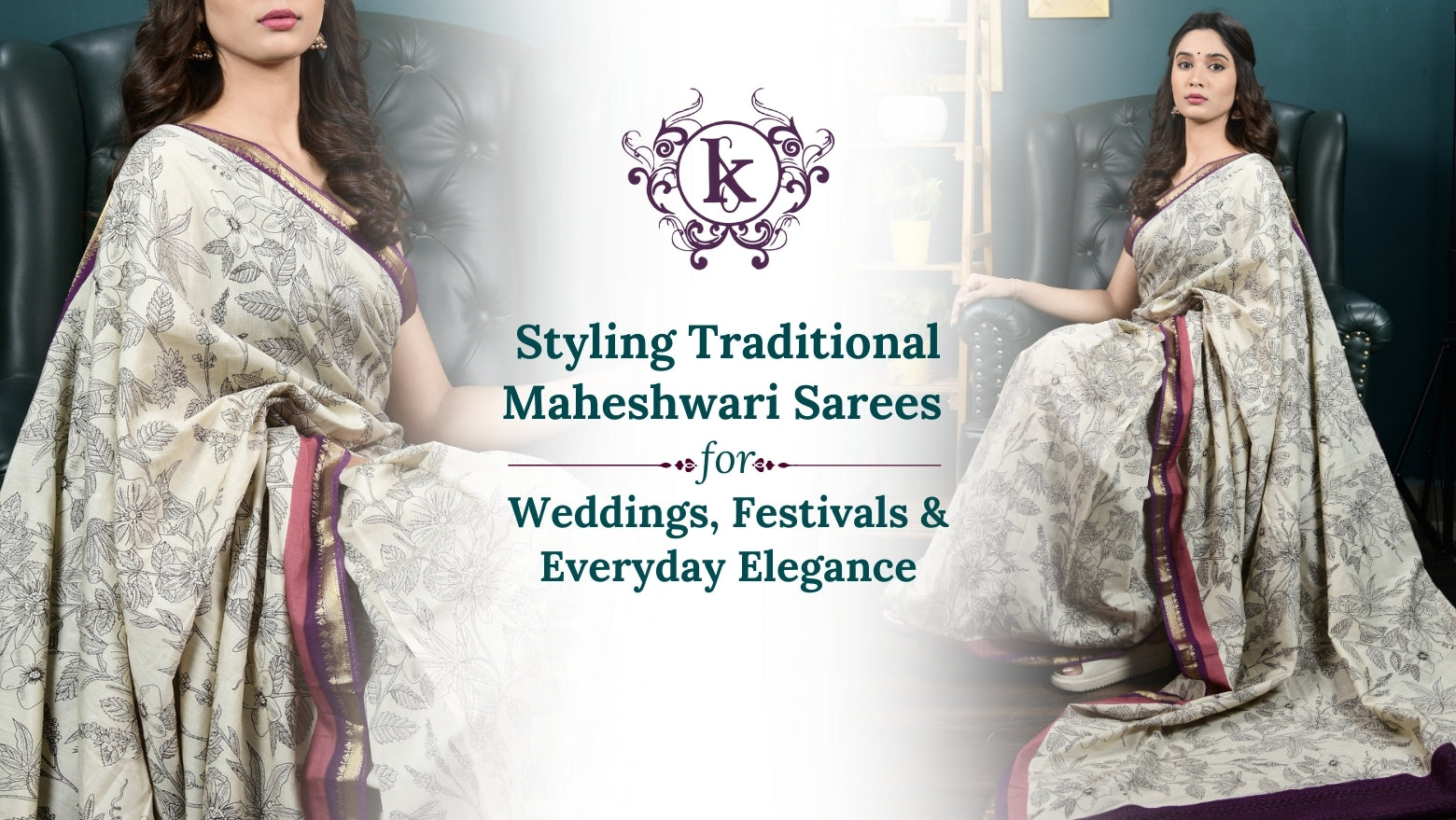 Styling Traditional Maheshwari Sarees Online for Weddings, Festivals & Everyday Elegance