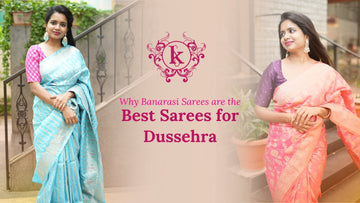 Why Designer Banarasi Sarees are the Best Sarees for Dussehra 2026