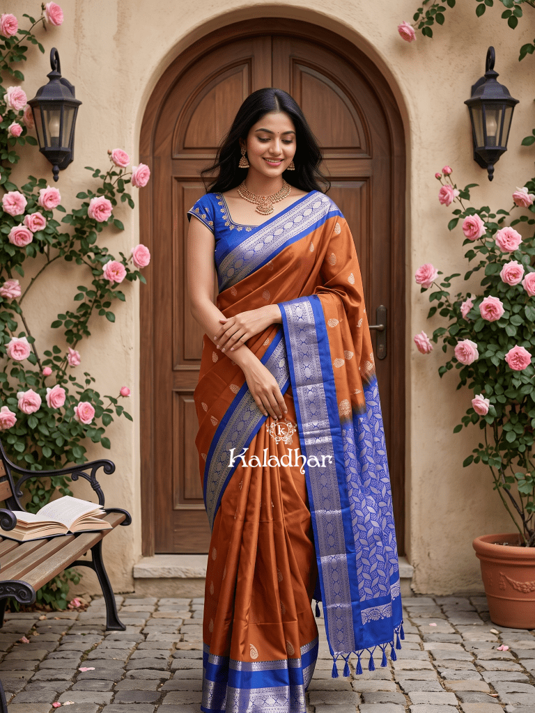 Light weight kanchi pattu sarees for women | purple | zari border | party wear