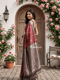 Light weight kanchi pattu sarees for women | purple | zari border | party wear