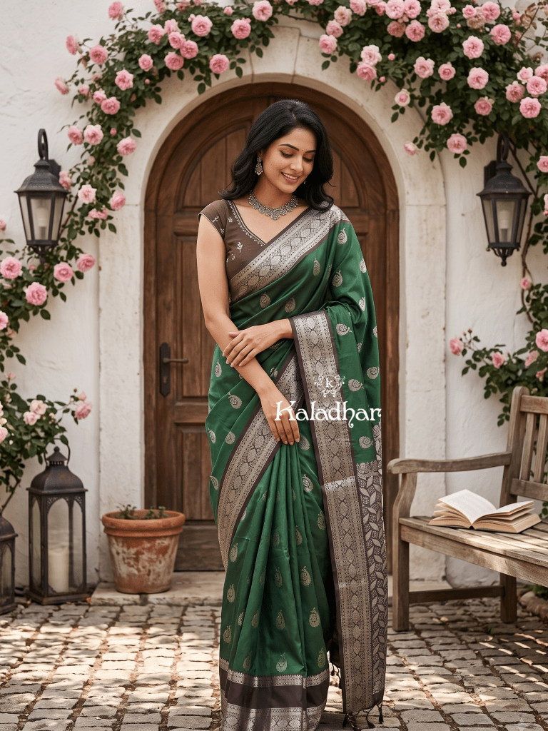 Light weight kanchi pattu sarees for women | purple | zari border | party wear