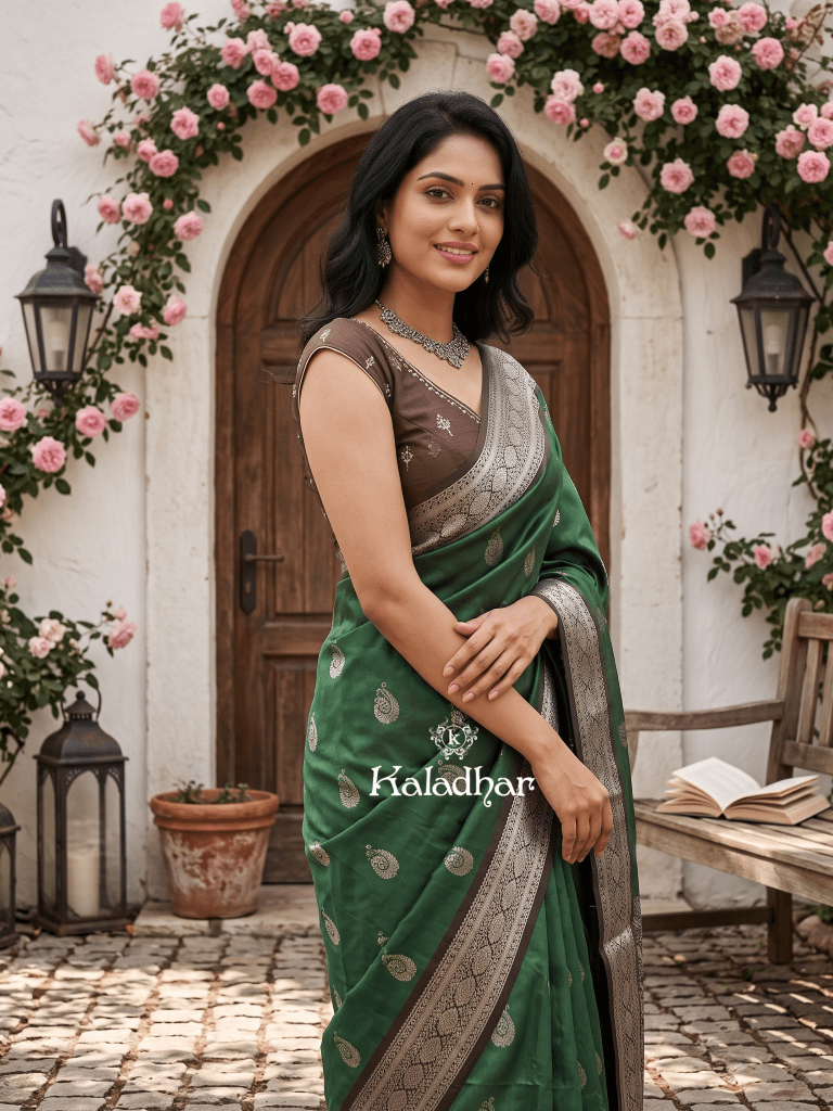Light weight kanchi pattu sarees for women | purple | zari border | party wear