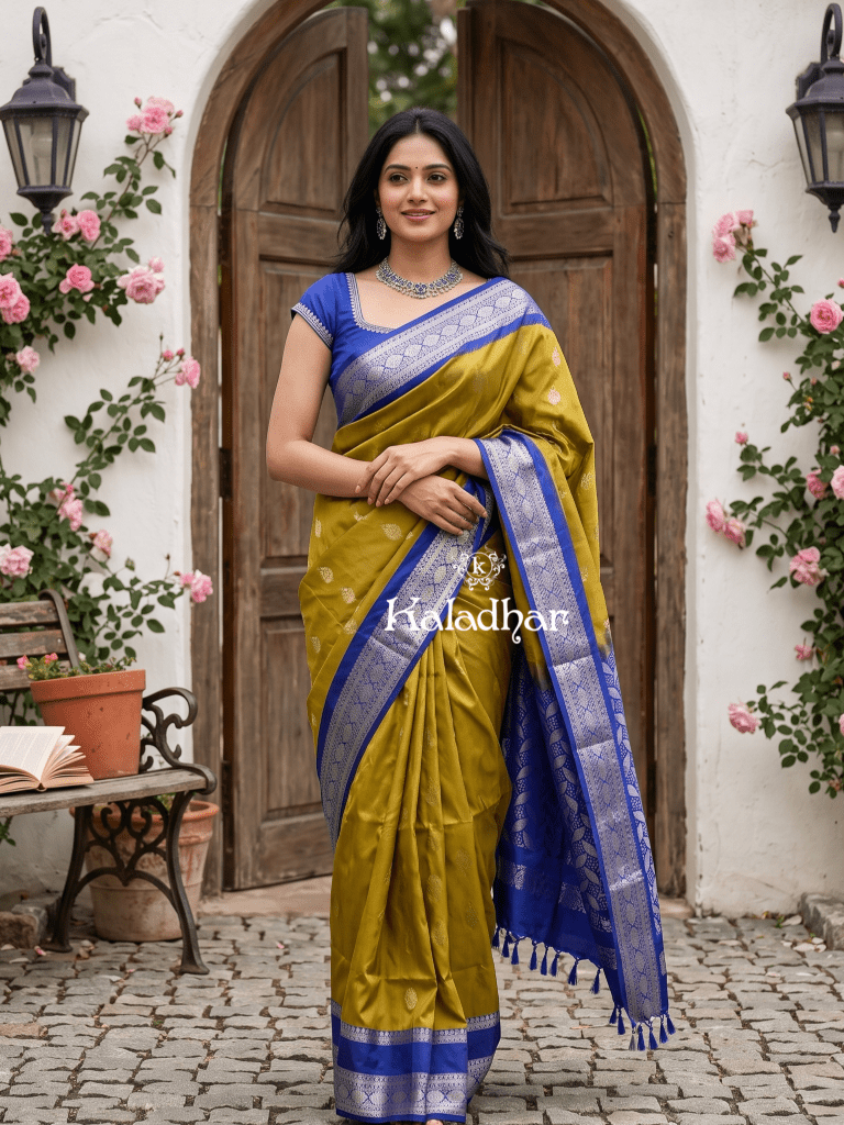 Light weight kanchi pattu sarees for women | purple | zari border | party wear